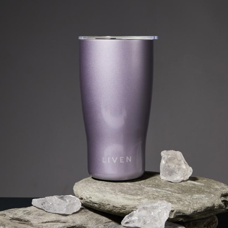 【乾唐軒活瓷】躍動隨手杯 - 雙層不銹鋼5色任選 附精美禮盒提袋