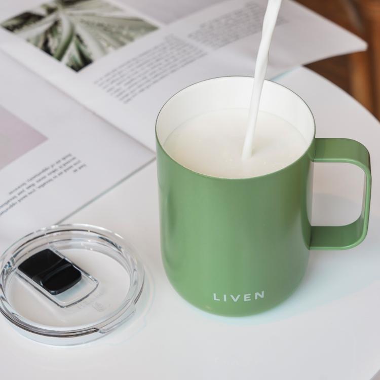 【乾唐軒活瓷】躍動馬克杯 - 雙層不銹鋼4色任選 附精美禮盒提袋