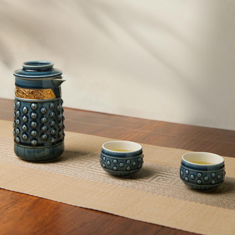 【乾唐軒活瓷】乾坤泡茶器-鎏金 2色任選 附精美禮盒