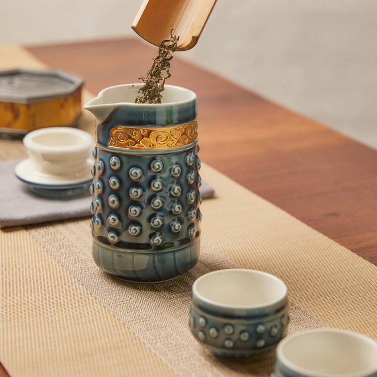 【乾唐軒活瓷】乾坤泡茶器-鎏金 2色任選 附精美禮盒