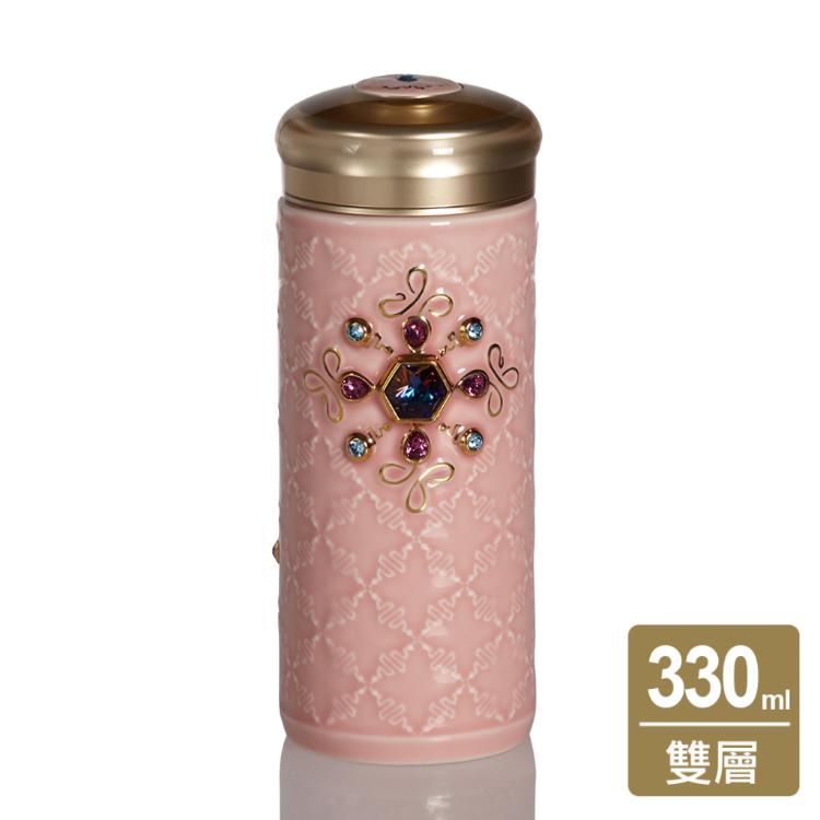 【乾唐軒活瓷】吉星福來運轉隨身杯 - 雙層 4色任選 附精美禮盒