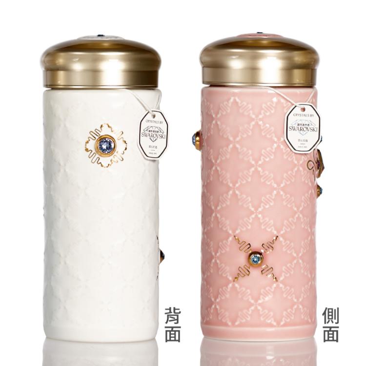 【乾唐軒活瓷】吉星福來運轉隨身杯 - 雙層 4色任選 附精美禮盒