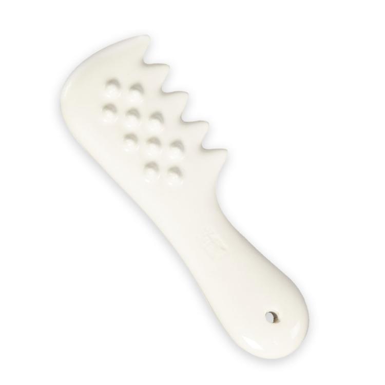 【乾唐軒活瓷】活瓷按摩活力梳 - 白釉 附精美禮盒