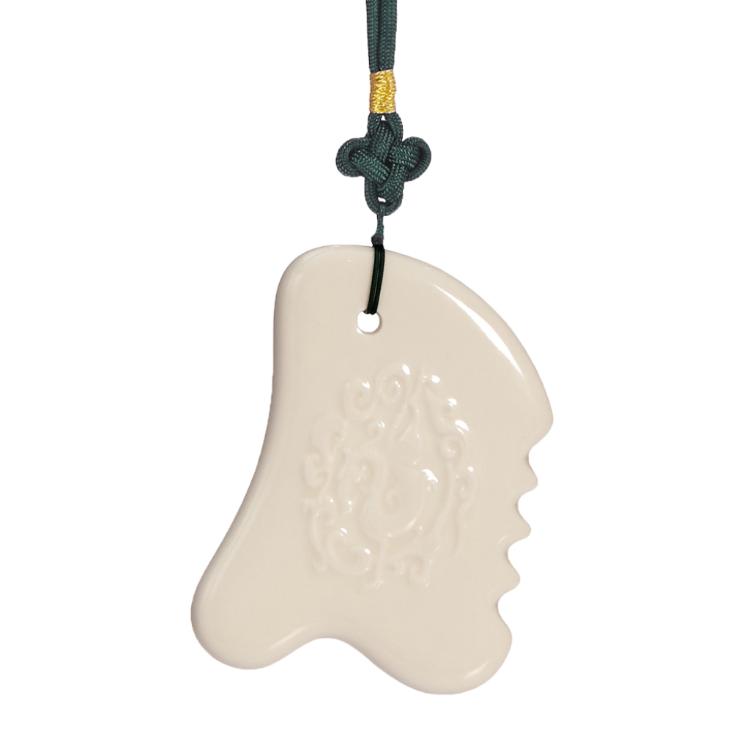 【乾唐軒活瓷】勢在必得活瓷按摩刮痧寶 - 白釉 附精美禮盒