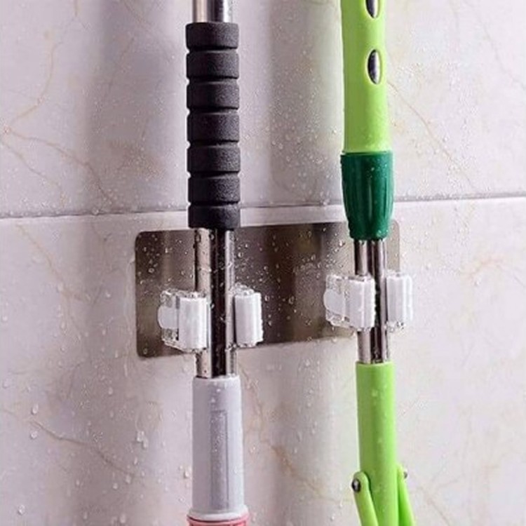 無敵神奇媽媽們的好幫手-無痕拖把掛架