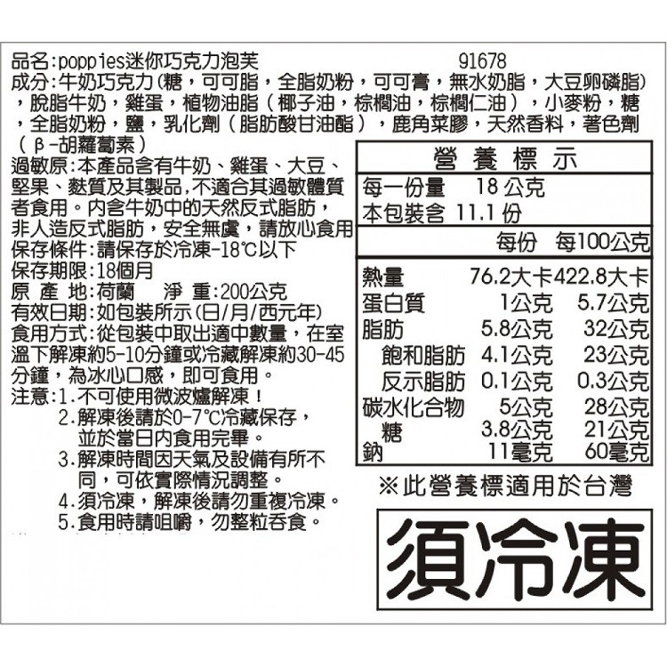 迷你巧克力泡芙