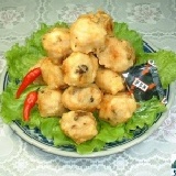 花枝香菇蝦丸 (一斤裝，約19～20顆)