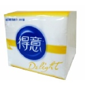 (得意) 超柔萬用紙巾 300抽*30包/箱 特價：$560