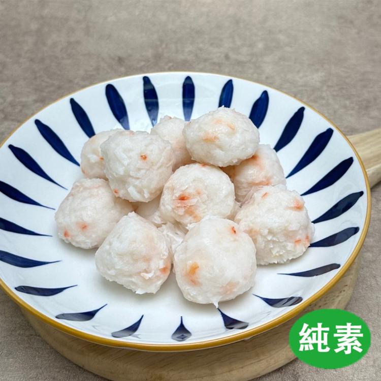 免運!【如意生技】純素花枝丸/蝦丸任選 (600g/包〉 (12包,每包134.1元)