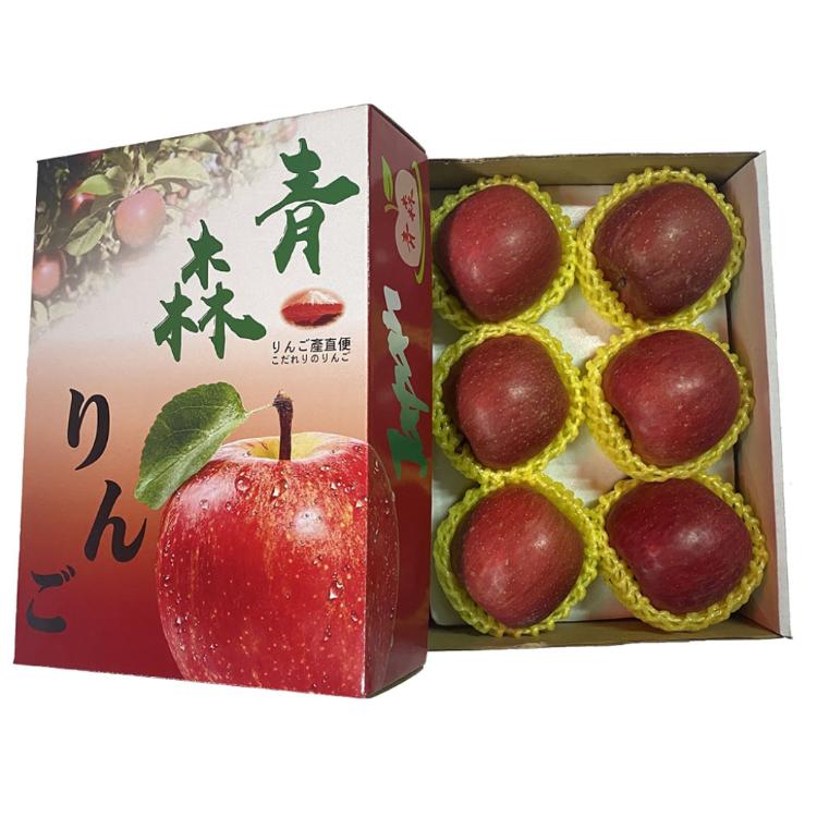【一等鮮】日本青森蜜蘋果6入裝禮盒