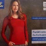 外貿德國TCM 女士含羊毛圓領打底衫 紅