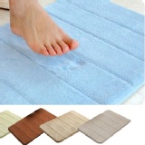 時尚繽紛珊瑚絨吸水記憶地墊/浴室防滑墊/腳踏墊