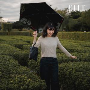 ELLE｜法國時尚精緻晴雨兩用摺疊傘-五款任選