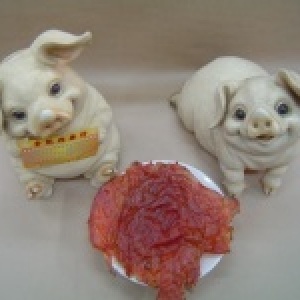 蒜味薄肉乾半斤
