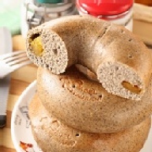 黑麻牛奶地瓜貝果(黒ゴマギュウニュウイモ) | [大合購] 貝果餐廳※全台唯一有
