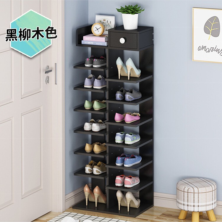 【家適帝】創新雙骨加穩多格收納鞋櫃 (7層/12格)
