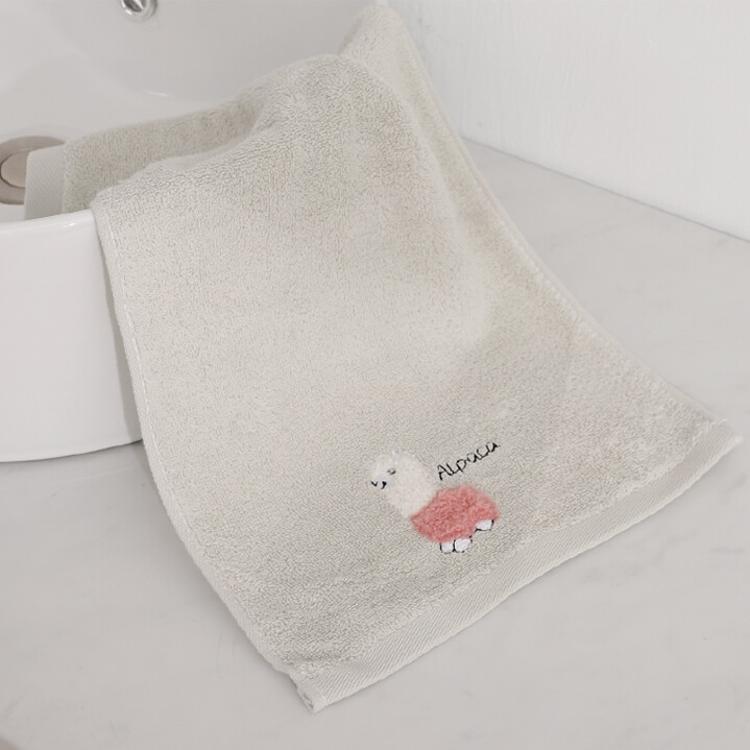 【HKIL-巾專家】可愛羊駝純棉兒童毛巾