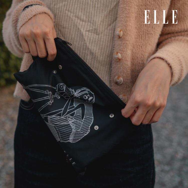 ELLE｜法國時尚精緻晴雨兩用摺疊傘-五款任選