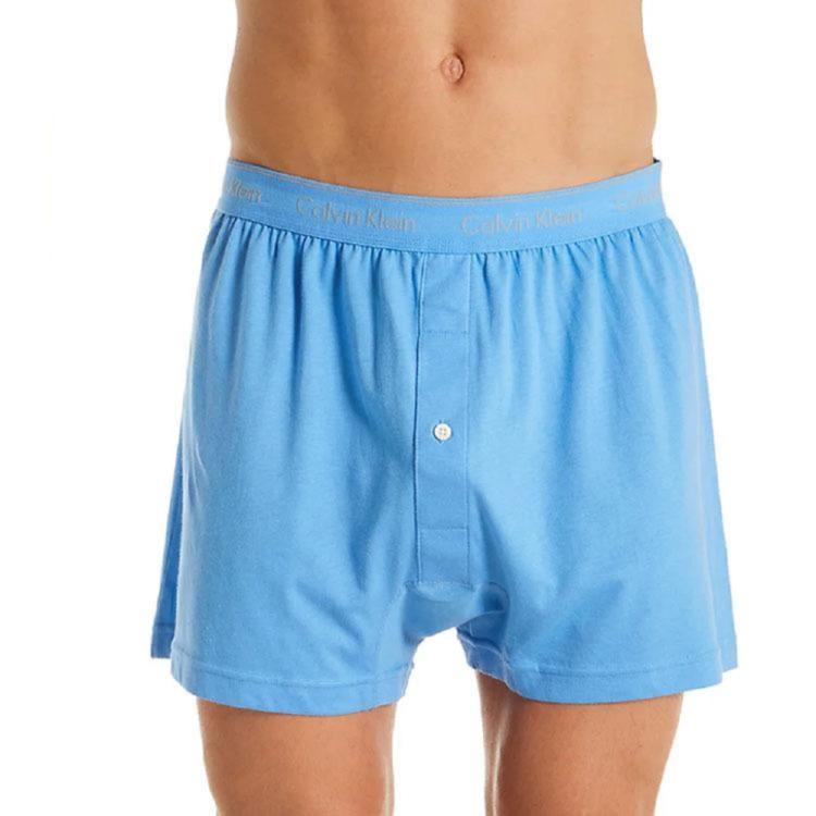 【CALVIN KLEIN】3件組 純棉 四角內褲 前開式鈕扣 內褲 男內褲