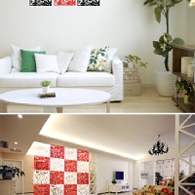 除舊佈新賀新春 韓系時尚DIY創意吊掛式時尚磨砂裝飾壁貼