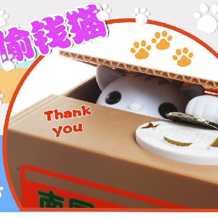 韓日超夯 偷錢貓 存錢筒