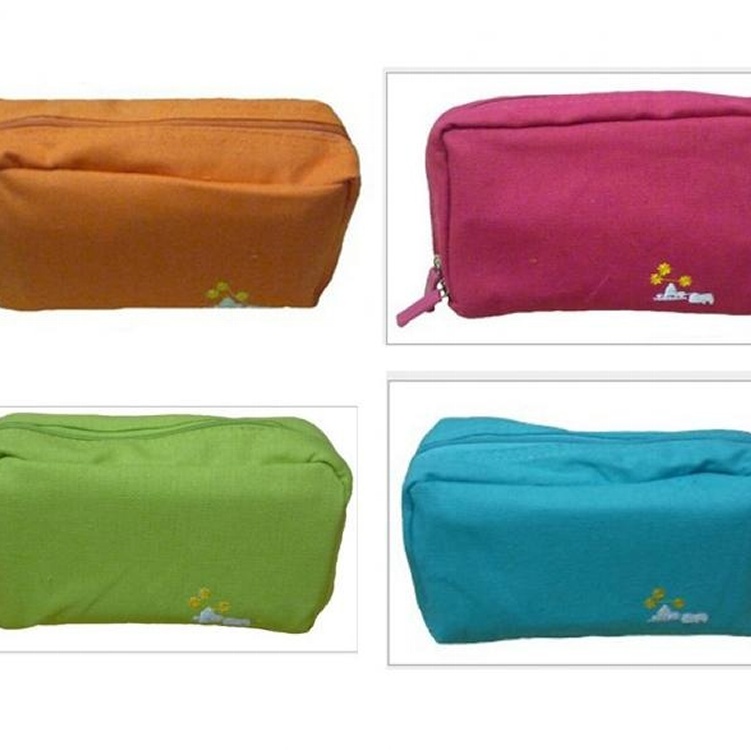 韓版多功能帆布印鑑存摺包/理財包/化妝包/包中包/整理袋/收納包