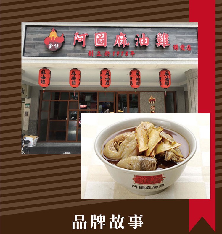 河圖用油維，品牌故事，陈油難，A油雞，麻油雞，麻油雞。