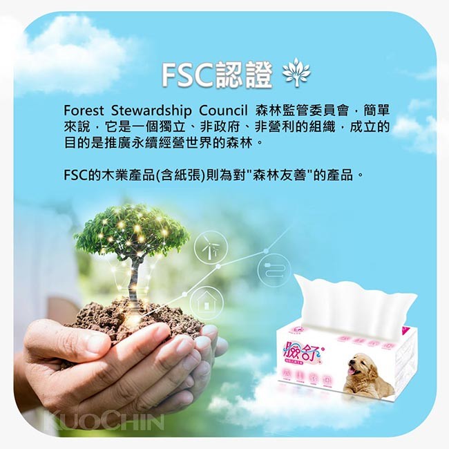 FSC認證学，來說,它是一個獨立、非政府、非營利的組織,成立的，目的是推廣永續經營世界的森林。FSC的木業產品(含紙張)則為對森林友善的產品。