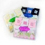 【艾佳】（嬰兒襪 六雙裝）新生兒短襪 棉襪 寶寶襪0-6M