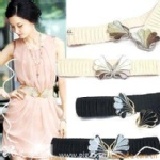 (B050)鳳尾蝴蝶結時尚腰帶