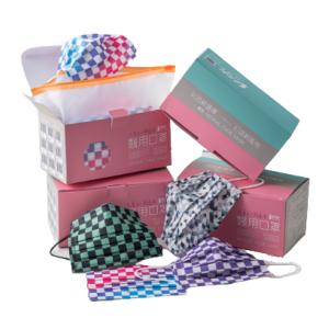 【YSH益勝軒】台灣製大童醫療口罩 (格紋系列)