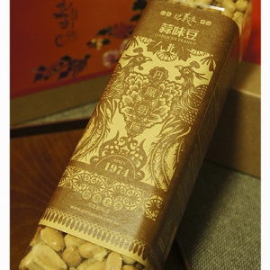 無殼罐裝系列產品--蒜味豆