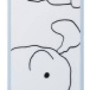 蠟筆小新系列-小白 iPhone4 手機專用超薄保護殼