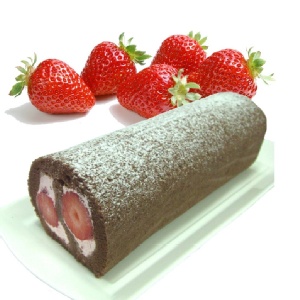 大湖草莓捲 (蛋奶素可)