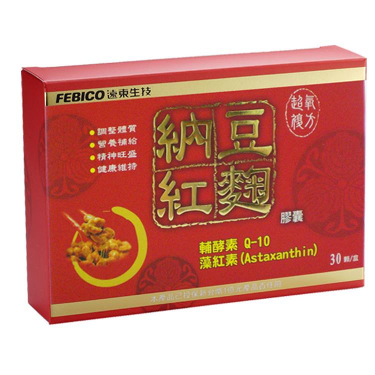 【遠東生技】納豆紅麴膠囊