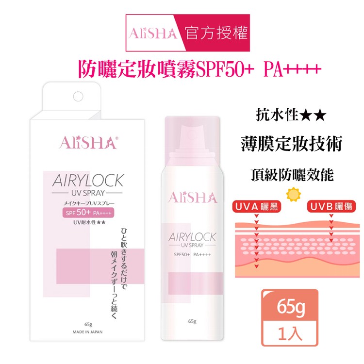 【AliSHA】防曬定妝噴霧SPF50+ PA++++