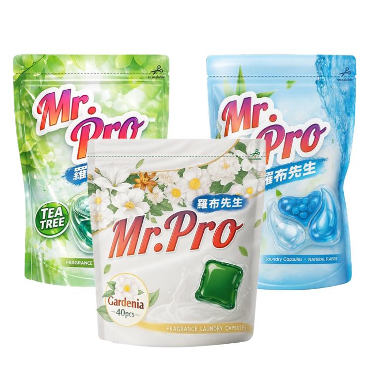 Mr.Pro羅布先生 第三代小蒼蘭芳香豆/茶樹清香豆/梔子花香氣 洗衣凝膠球