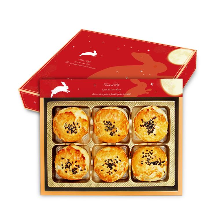 【美雅宜蘭餅】手作中秋 烏豆沙蛋黃酥 (9/16~9/18開始出貨)