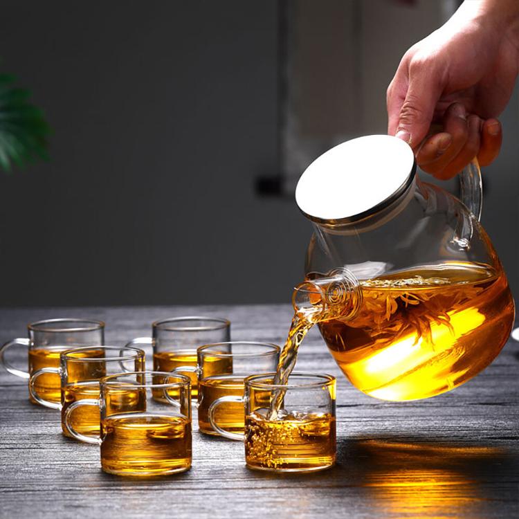 【CityStar】透黑冷水壺耐熱高溫玻璃泡茶壺1800ml