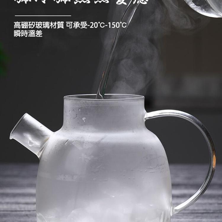 【CityStar】透黑冷水壺耐熱高溫玻璃泡茶壺1800ml