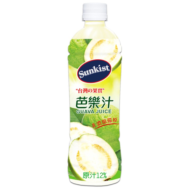 【Sunkist香吉士】芭樂果汁飲料550ml