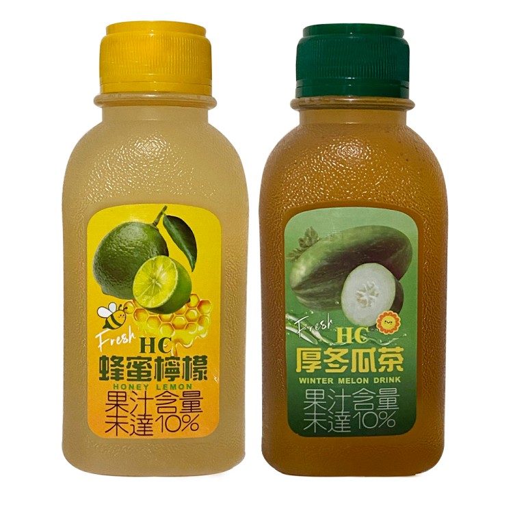 免運!HC蜂蜜檸檬/厚冬瓜茶任選一箱 350ml/瓶，24瓶/箱 (3箱,每箱557元)
