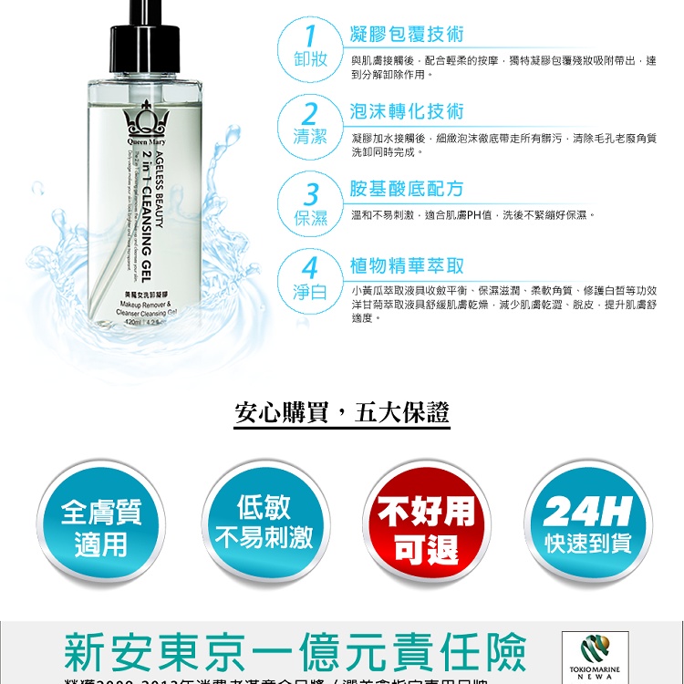 美魔女洗卸凝膠 / 瓶