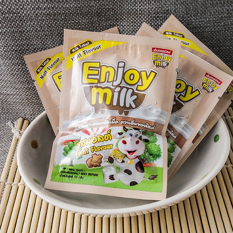 Enjoy milk牛奶片(巧克力麥芽)
