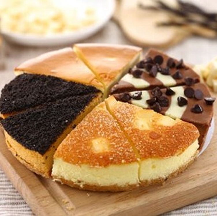 拼盤口味重乳酪蛋糕