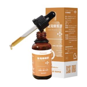 【BellWishes貝爾威旭】頂級台灣綠蜂膠滴劑 30ml/瓶