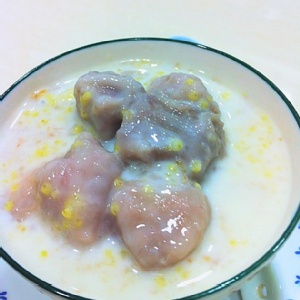 蜜芋燕麥牛奶粥
