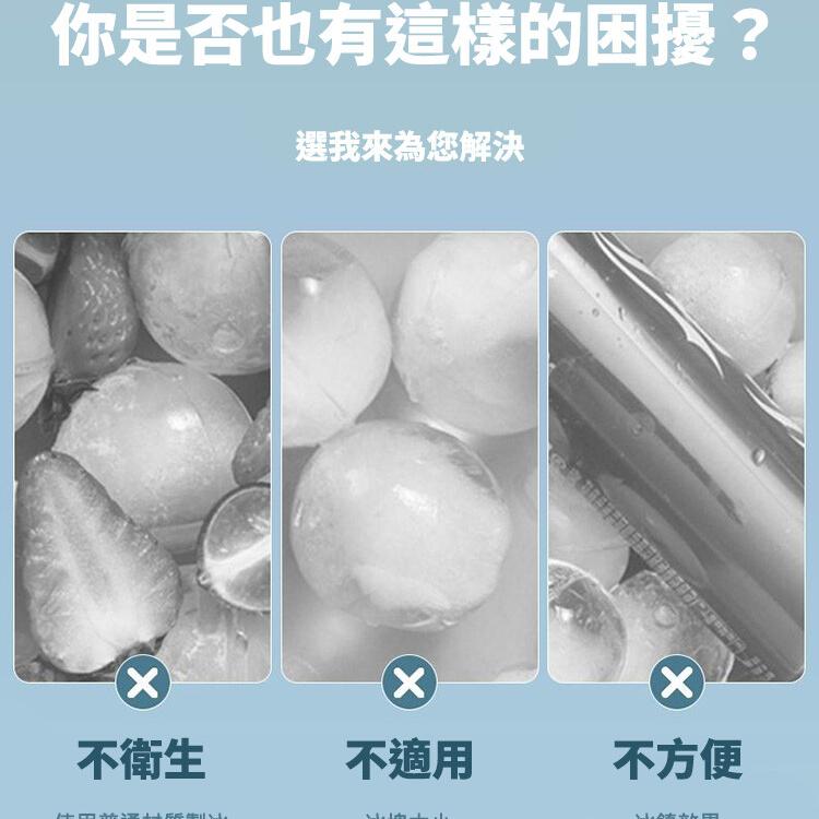 【CityStar】食品級矽膠8格大冰塊附蓋模具盒