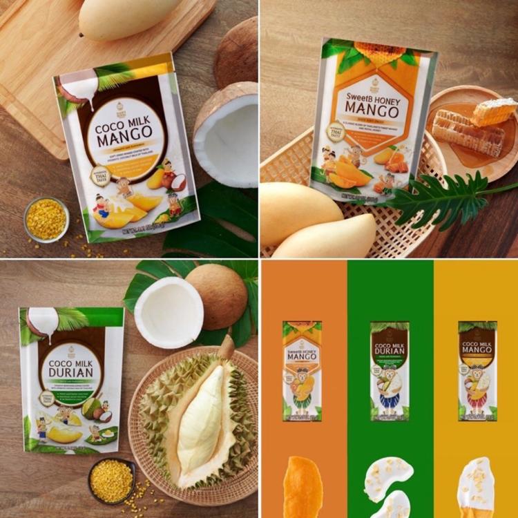 Siam Royal 泰國暹羅皇家蜂蜜芒果乾105g / 泰國暹羅皇家椰奶糯米芒果乾108g