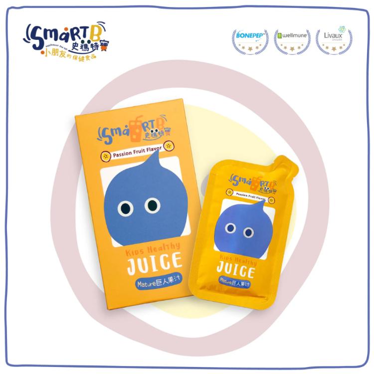 【史瑪特寶】 GOS咕嚕果汁 (蘋果)、MATURE巨人果汁 (百香果)